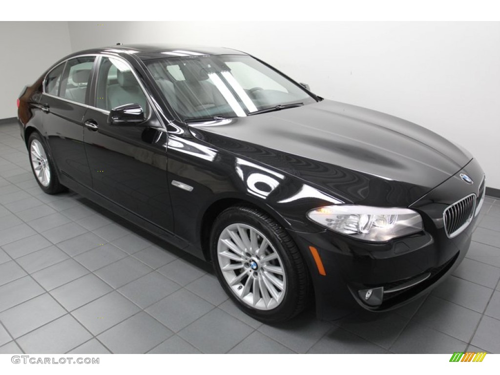 Jet Black 2012 BMW 5 Series 535i Sedan Exterior Photo #78318052