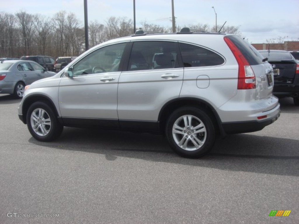 2011 CR-V EX-L 4WD - Alabaster Silver Metallic / Gray photo #3