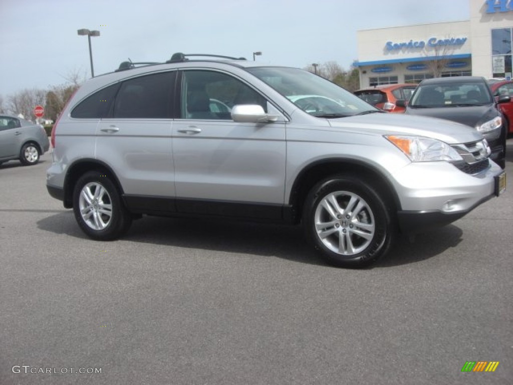 2011 CR-V EX-L 4WD - Alabaster Silver Metallic / Gray photo #7