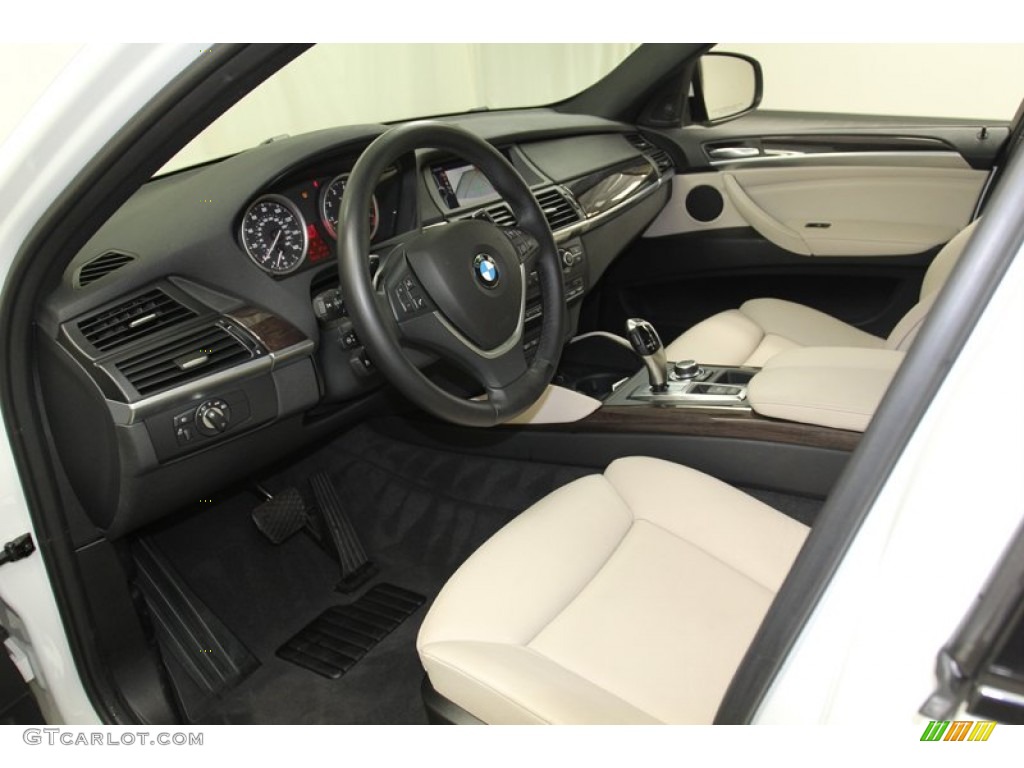 Oyster Interior 2012 BMW X6 xDrive50i Photo #78318678