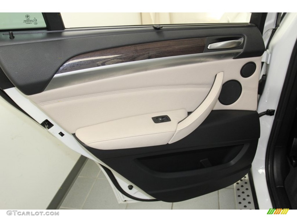 2012 BMW X6 xDrive50i Oyster Door Panel Photo #78318784
