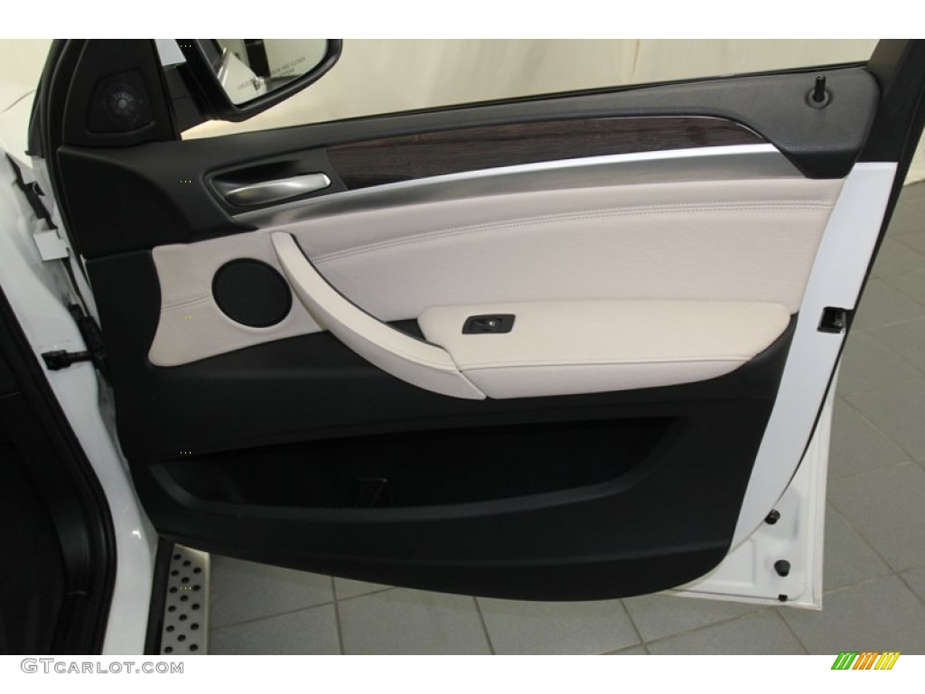 2012 BMW X6 xDrive50i Oyster Door Panel Photo #78318844