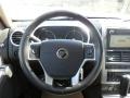 2010 Mercury Mountaineer Charcoal Black Interior Steering Wheel Photo