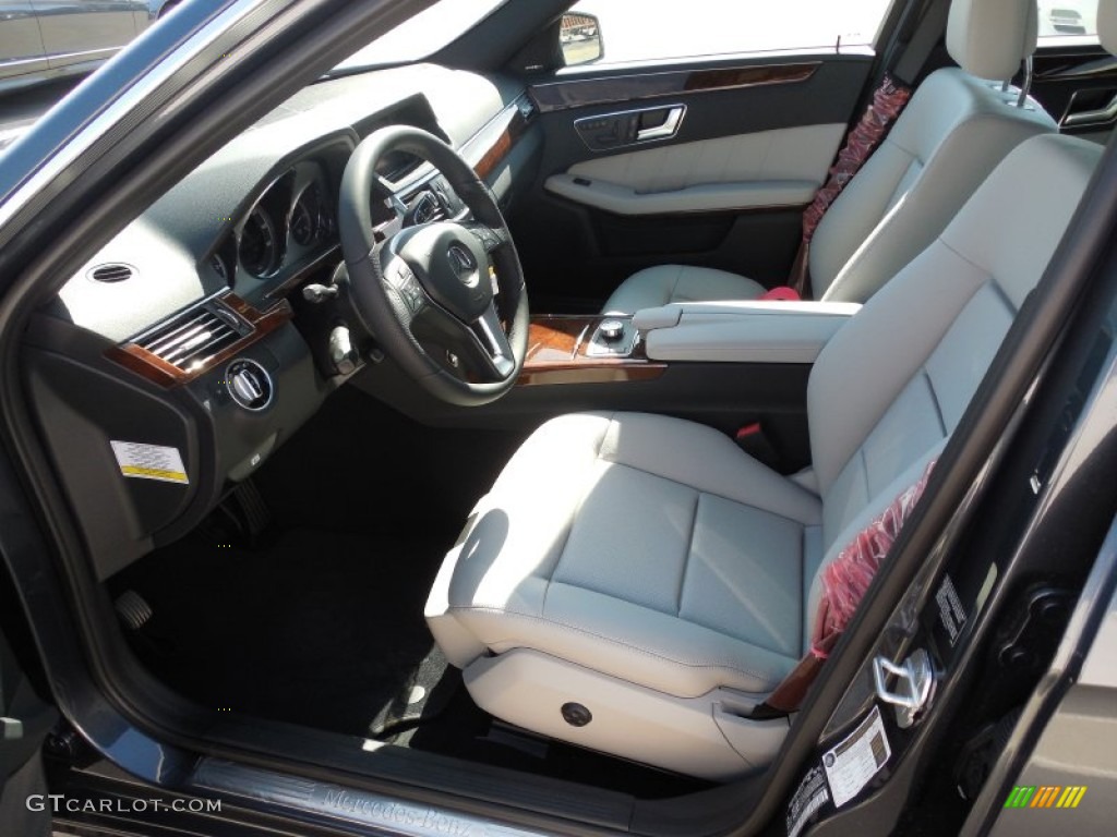 Ash/Dark Grey Interior 2013 Mercedes-Benz E 350 BlueTEC Sedan Photo #78320709