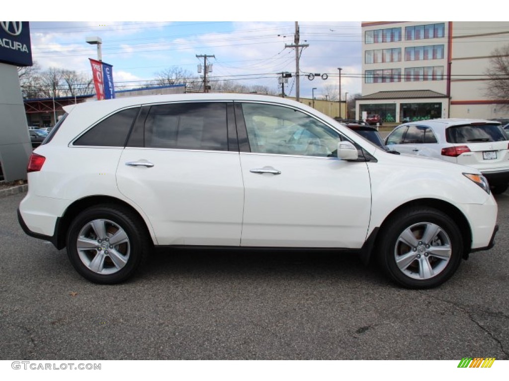 Aspen White Pearl 2010 Acura MDX Technology Exterior Photo #78320741