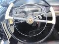 1954 Cadillac Eldorado Black/Beige Interior Steering Wheel Photo