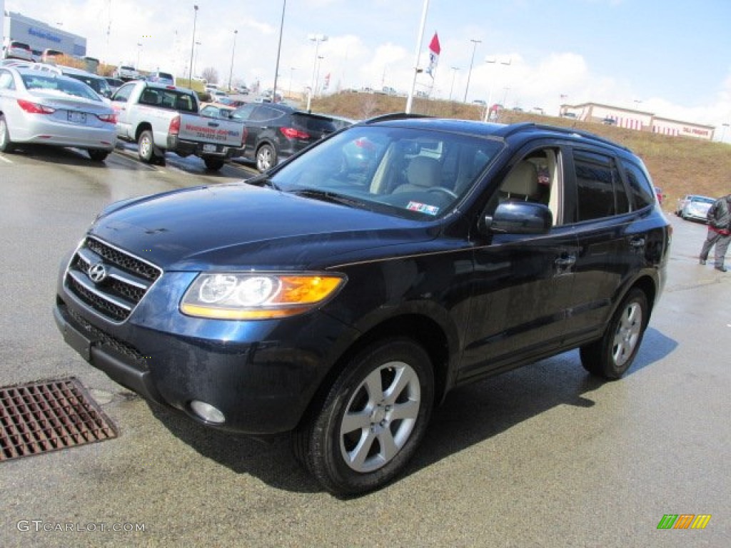 Deepwater Blue 2009 Hyundai Santa Fe Limited Exterior Photo #78322416