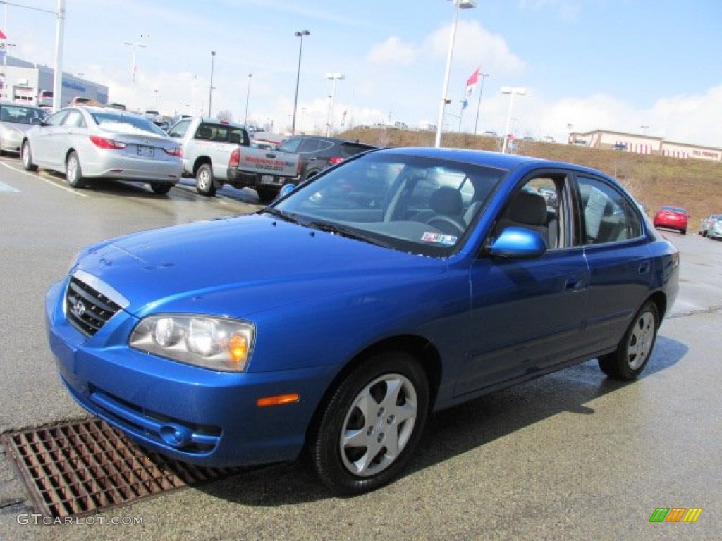 Tidal Wave Blue 2006 Hyundai Elantra GLS Sedan Exterior Photo #78323327