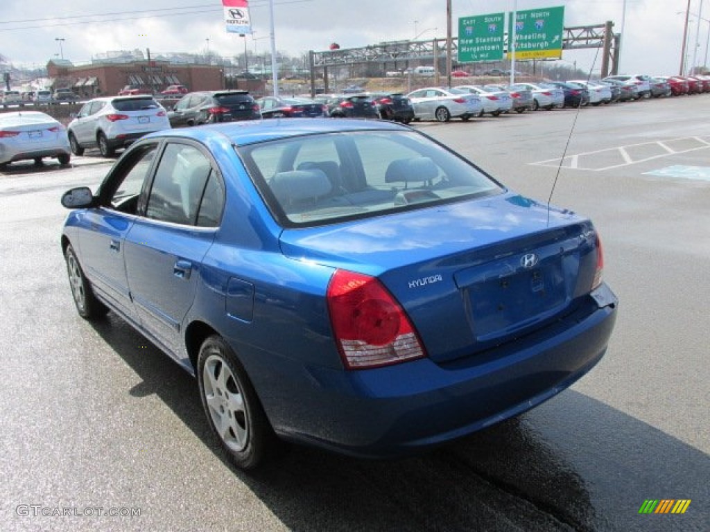 2006 Elantra GLS Sedan - Tidal Wave Blue / Gray photo #7