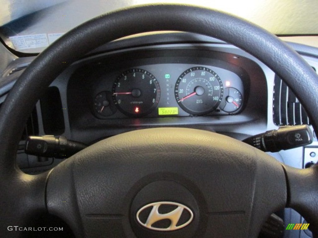 2006 Elantra GLS Sedan - Tidal Wave Blue / Gray photo #16