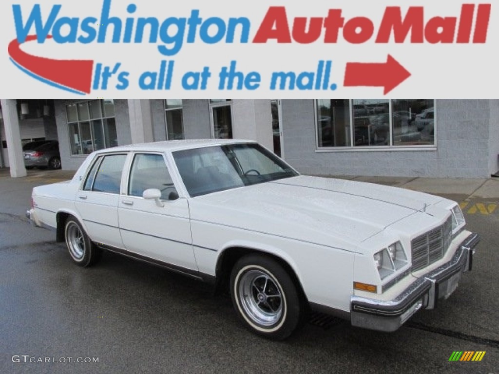 1983 LeSabre Custom Sedan - White / Dark Blue photo #1