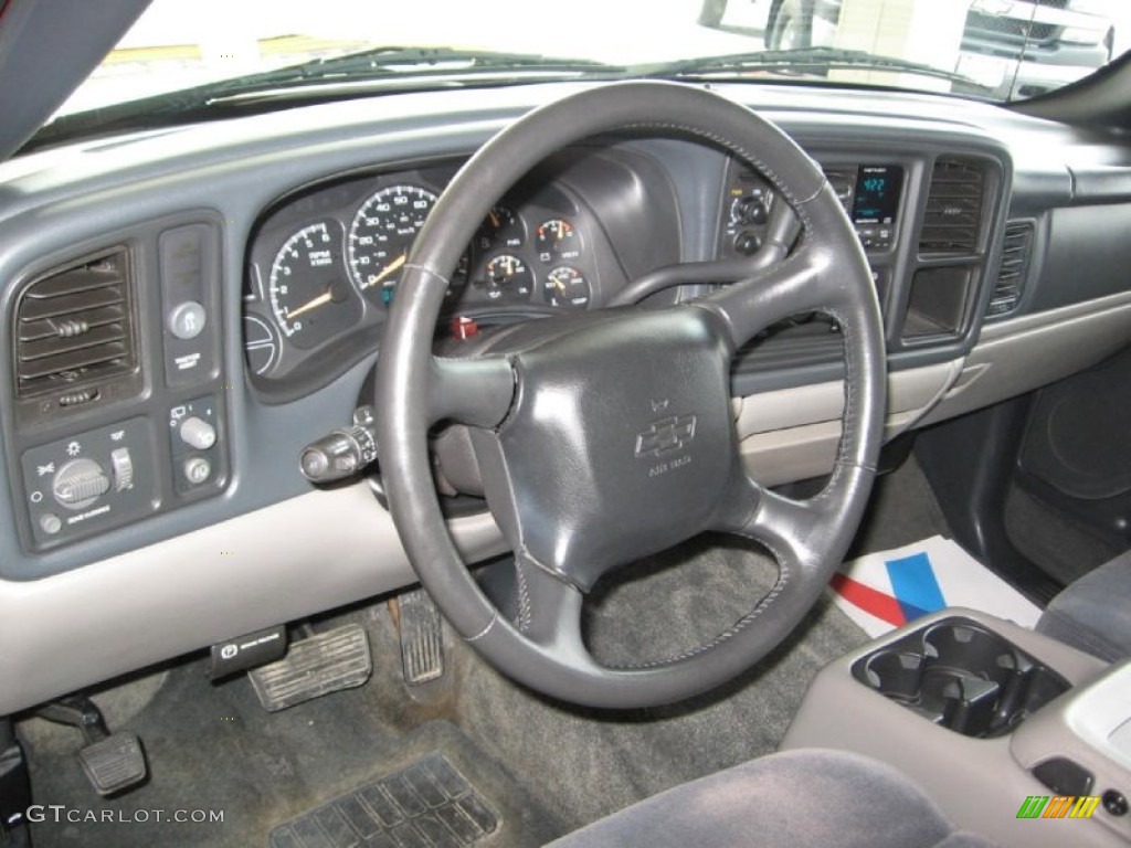 2002 Suburban 1500 LS - Redfire Metallic / Graphite/Medium Gray photo #8