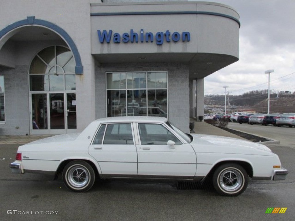 1983 LeSabre Custom Sedan - White / Dark Blue photo #2