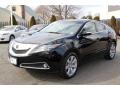 2010 Crystal Black Pearl Acura ZDX AWD Technology  photo #7