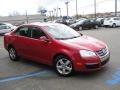 2008 Salsa Red Volkswagen Jetta SE Sedan  photo #3