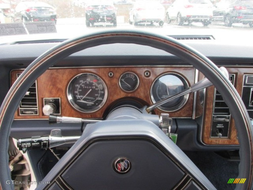 1983 Buick LeSabre Custom Sedan Dark Blue Steering Wheel Photo #78323985