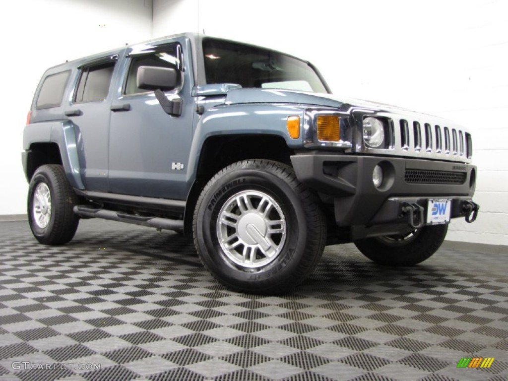 Slate Blue Metallic 2006 Hummer H3 Standard H3 Model Exterior Photo #78324708
