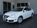 2008 Campanella White Volkswagen Jetta S Sedan  photo #3