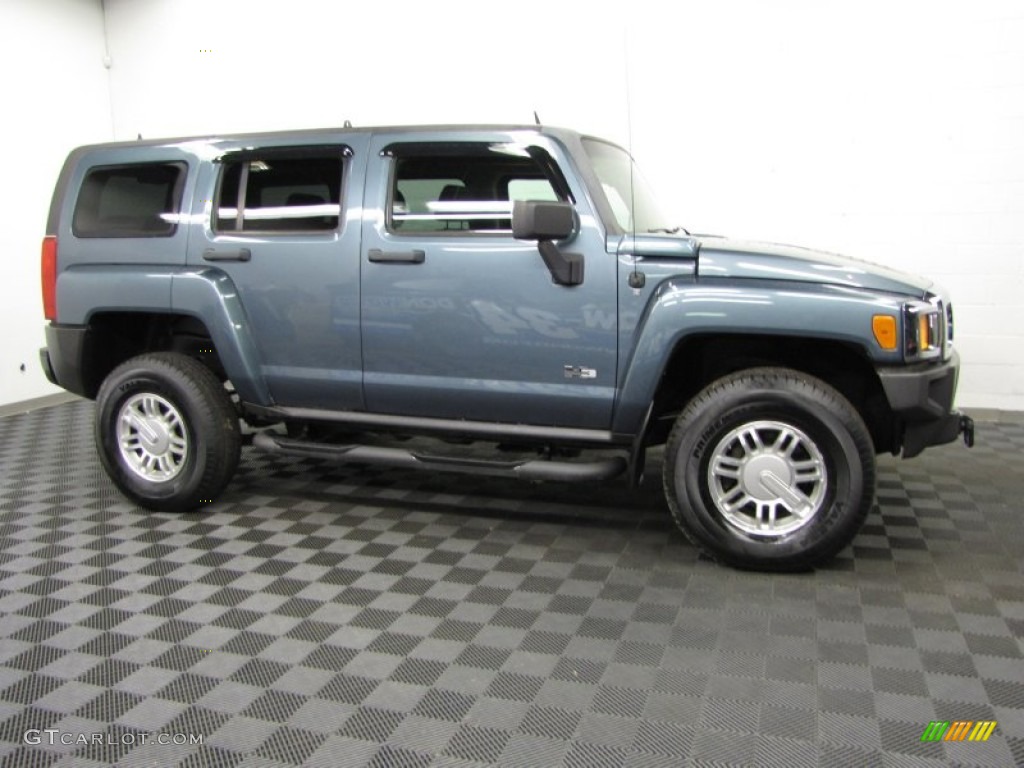 Slate Blue Metallic 2006 Hummer H3 Standard H3 Model Exterior Photo #78324726