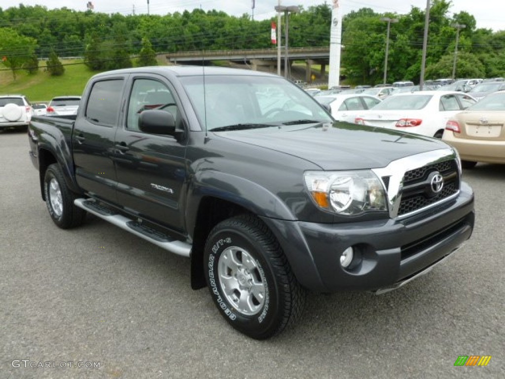 Magnetic Gray Metallic 2011 Toyota Tacoma V6 TRD Double Cab 4x4 Exterior Photo #78324750