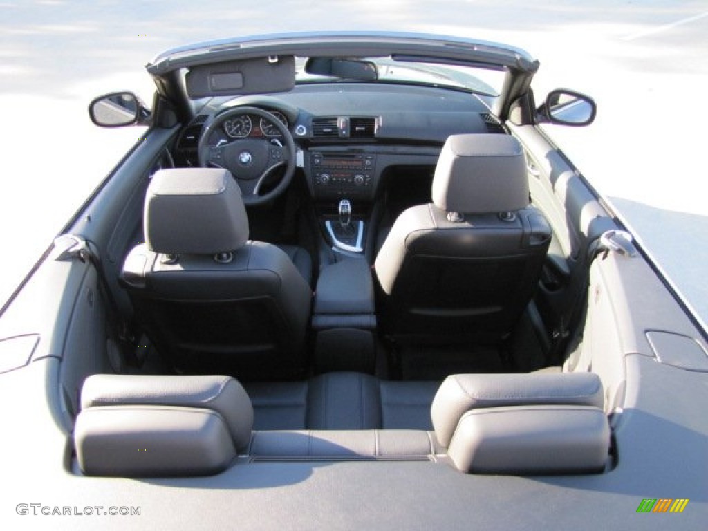 2012 1 Series 135i Convertible - Space Grey Metallic / Black photo #14