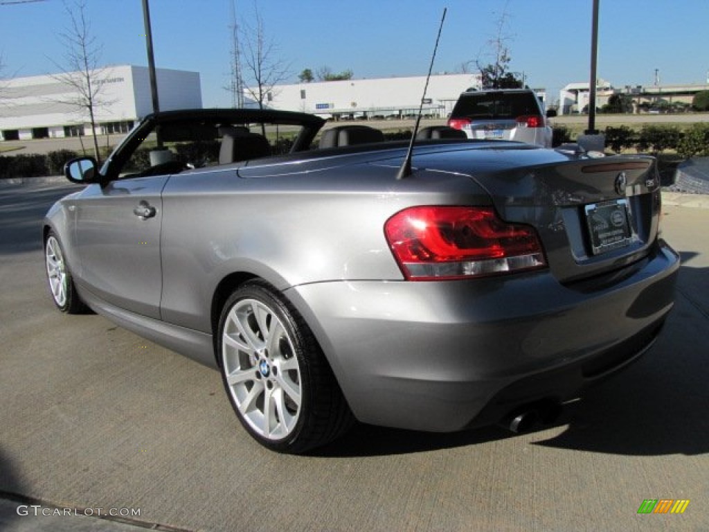 2012 1 Series 135i Convertible - Space Grey Metallic / Black photo #15