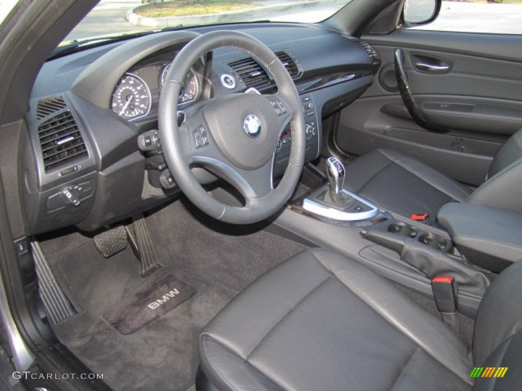 2012 1 Series 135i Convertible - Space Grey Metallic / Black photo #16