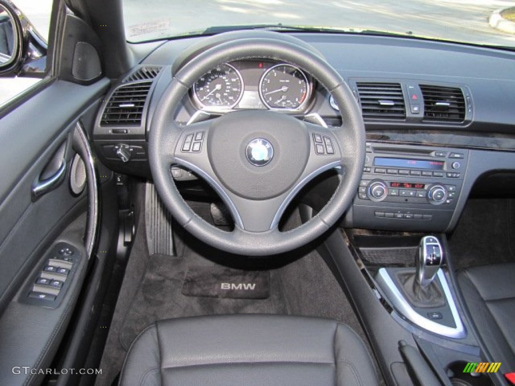 2012 1 Series 135i Convertible - Space Grey Metallic / Black photo #17