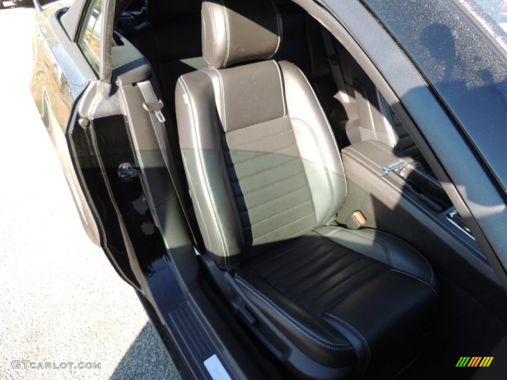 2013 Mustang V6 Premium Convertible - Black / Charcoal Black photo #6