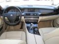 Venetian Beige 2011 BMW 5 Series 528i Sedan Dashboard