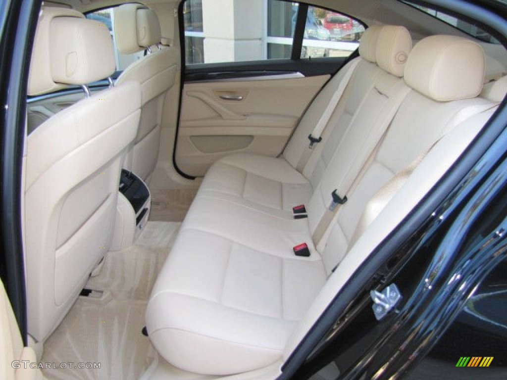 Venetian Beige Interior 2011 BMW 5 Series 528i Sedan Photo #78326523