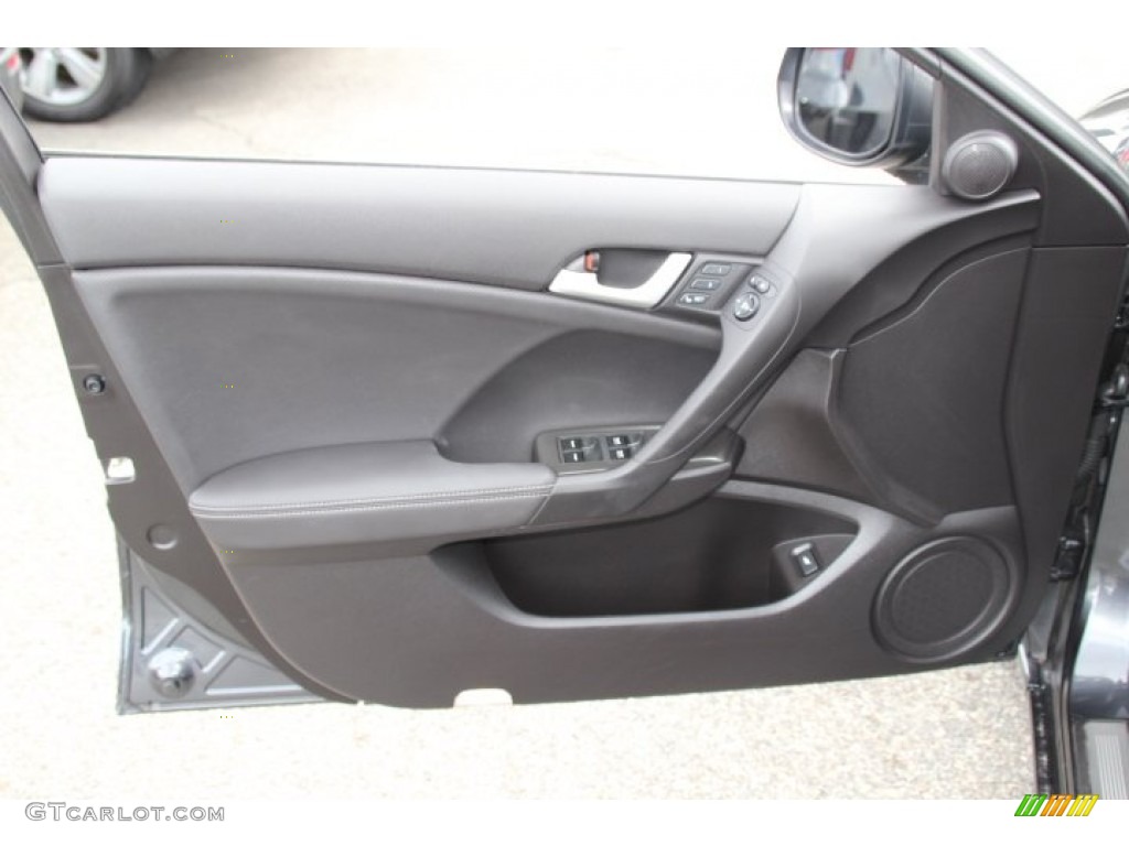 2011 Acura TSX Sport Wagon Ebony Door Panel Photo #78326594