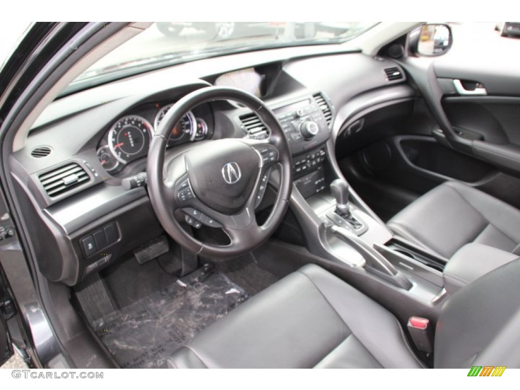 Ebony Interior 2011 Acura TSX Sport Wagon Photo #78326625