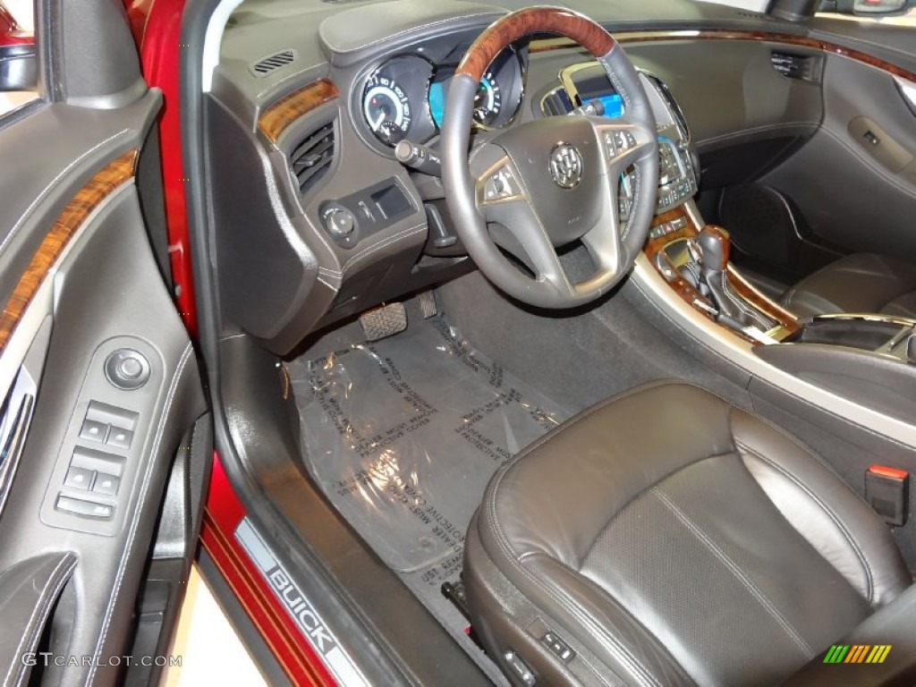 Ebony Interior 2010 Buick LaCrosse CXL Photo #78326811