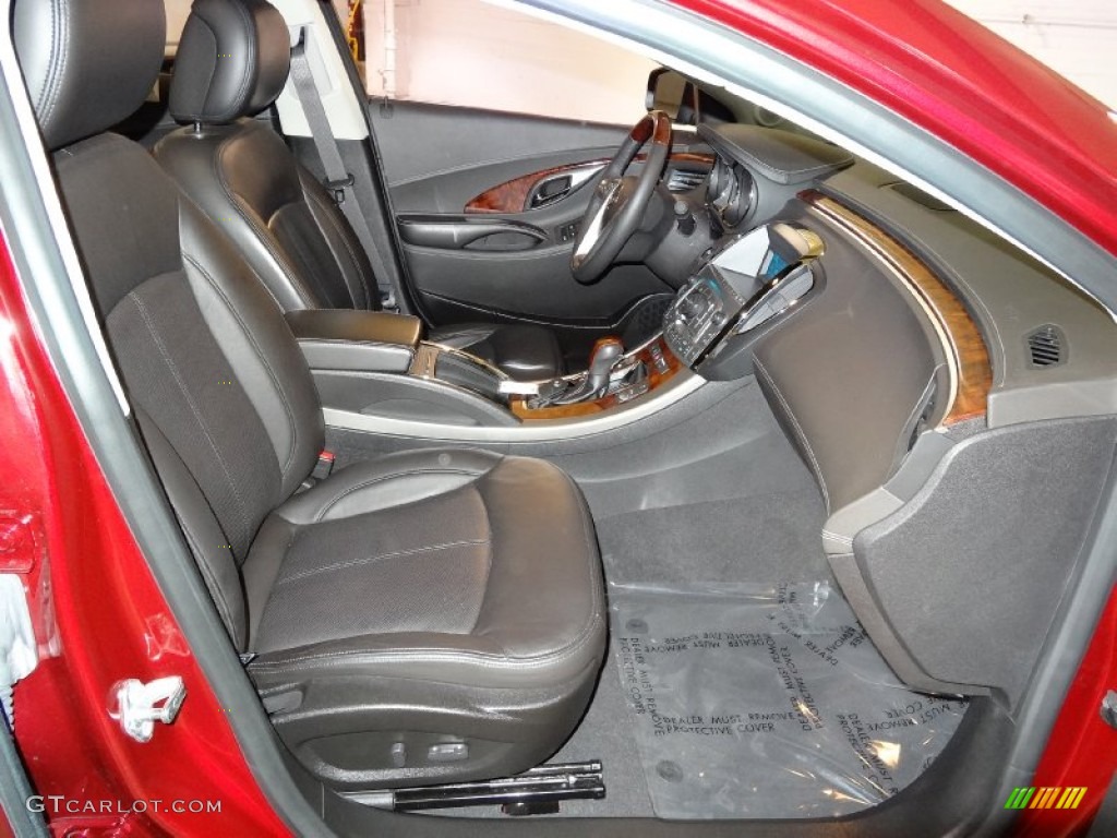 Ebony Interior 2010 Buick LaCrosse CXL Photo #78326961