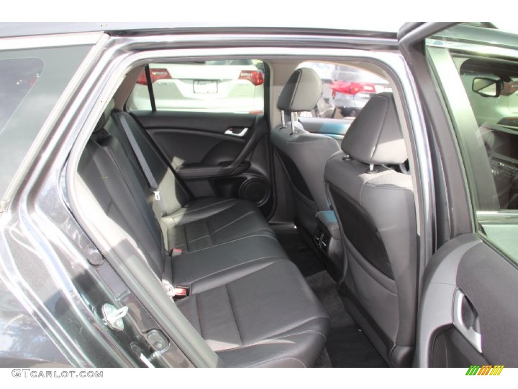 Ebony Interior 2011 Acura TSX Sport Wagon Photo #78326973