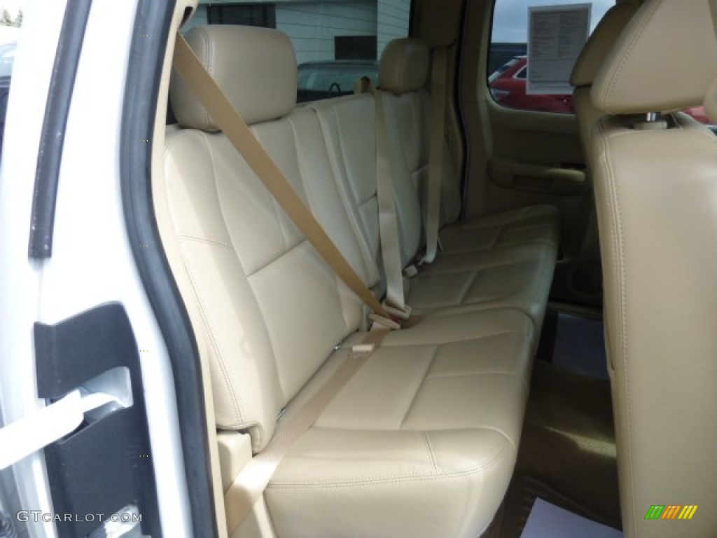 2008 Silverado 1500 LTZ Extended Cab 4x4 - Summit White / Light Cashmere/Ebony Accents photo #12