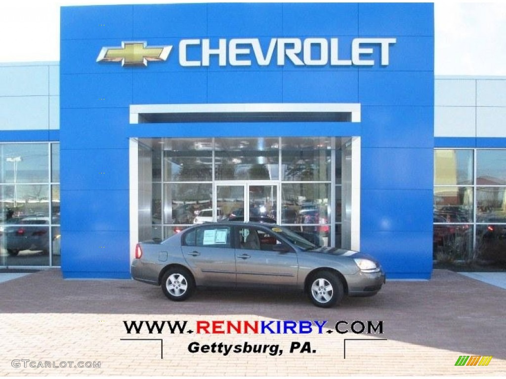 2005 Malibu LS V6 Sedan - Medium Gray Metallic / Gray photo #1
