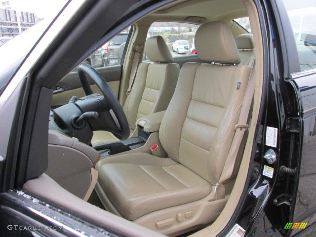 Ivory Interior 2009 Honda Accord EX-L Sedan Photo #78328113