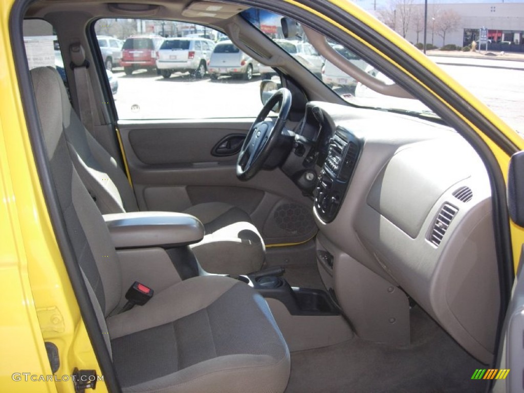 2001 Escape XLT V6 4WD - Chrome Yellow Metallic / Medium Graphite Grey photo #7