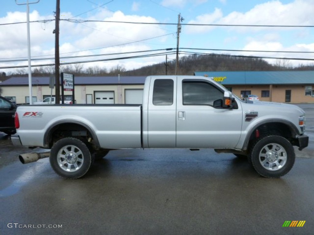 Silver Metallic 2008 Ford F350 Super Duty FX4 SuperCab 4x4 Exterior Photo #78328476