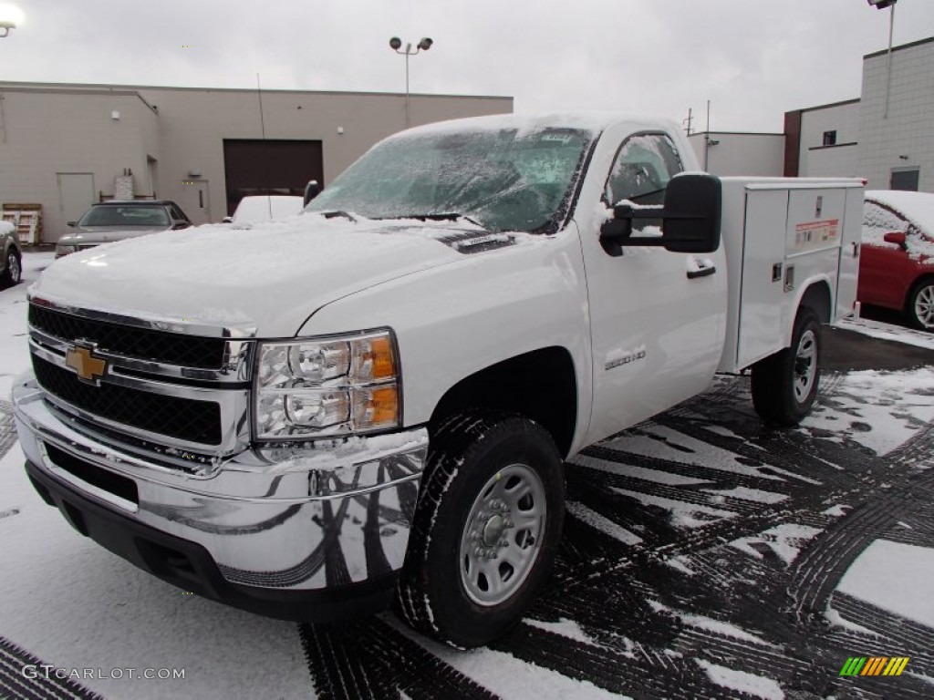 2013 Chevrolet Silverado 3500HD WT Regular Cab 4x4 Utility Truck Exterior Photos