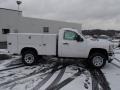 Summit White 2013 Chevrolet Silverado 3500HD WT Regular Cab 4x4 Utility Truck Exterior