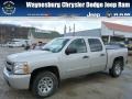 2009 Silver Birch Metallic Chevrolet Silverado 1500 LT Crew Cab 4x4  photo #1