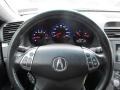 2005 Acura TL Ebony Interior Steering Wheel Photo