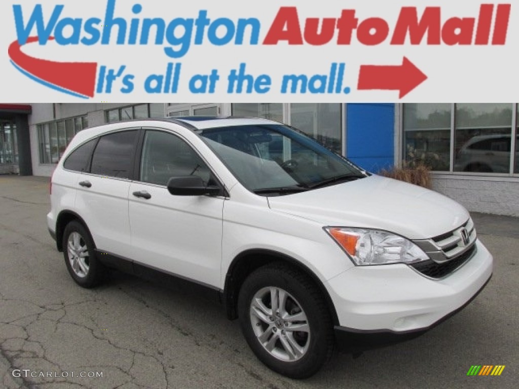 2011 CR-V EX 4WD - Taffeta White / Gray photo #1