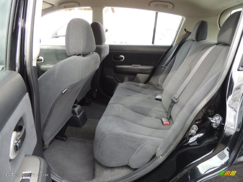 2011 Nissan Versa 1.8 S Hatchback Rear Seat Photo #78331686