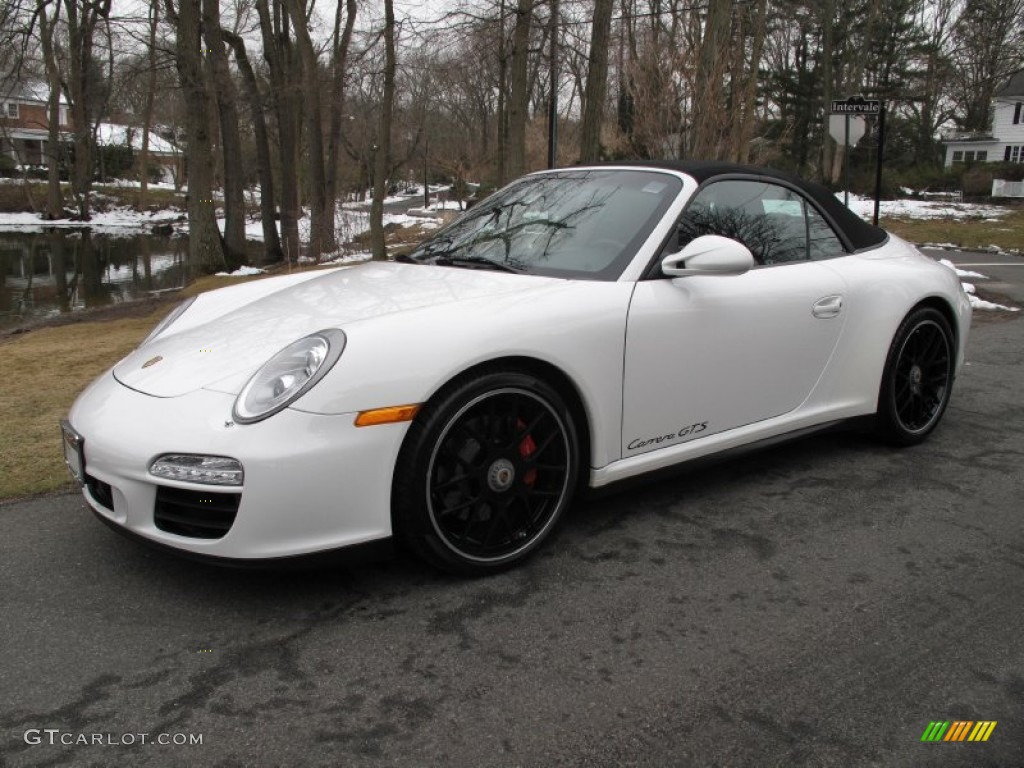 Carrara White 2011 Porsche 911 Carrera GTS Cabriolet Exterior Photo #78331788