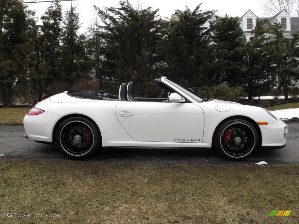 Carrara White 2011 Porsche 911 Carrera GTS Cabriolet Exterior Photo #78331892