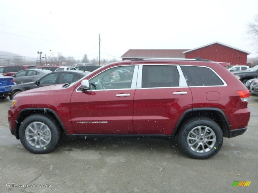 Deep Cherry Red Crystal Pearl 2014 Jeep Grand Cherokee Limited 4x4 Exterior Photo #78331905
